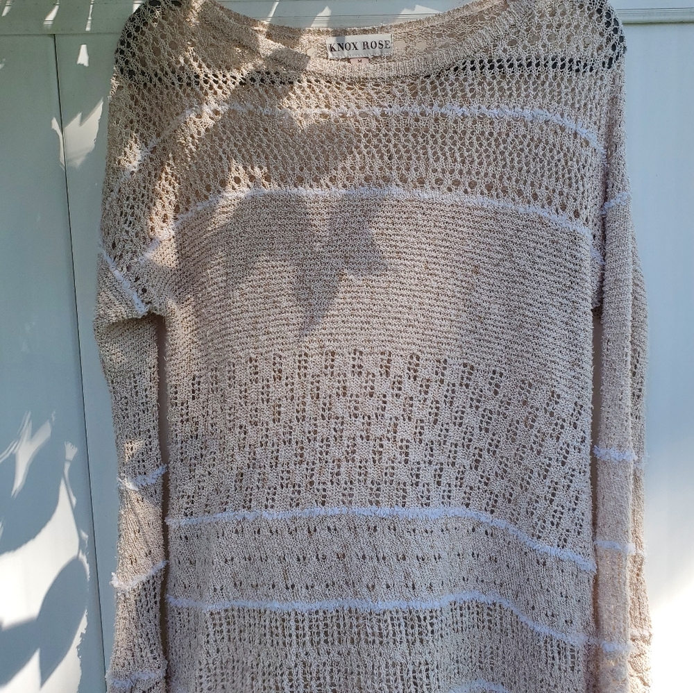 Knox Rose Crochet Sweater